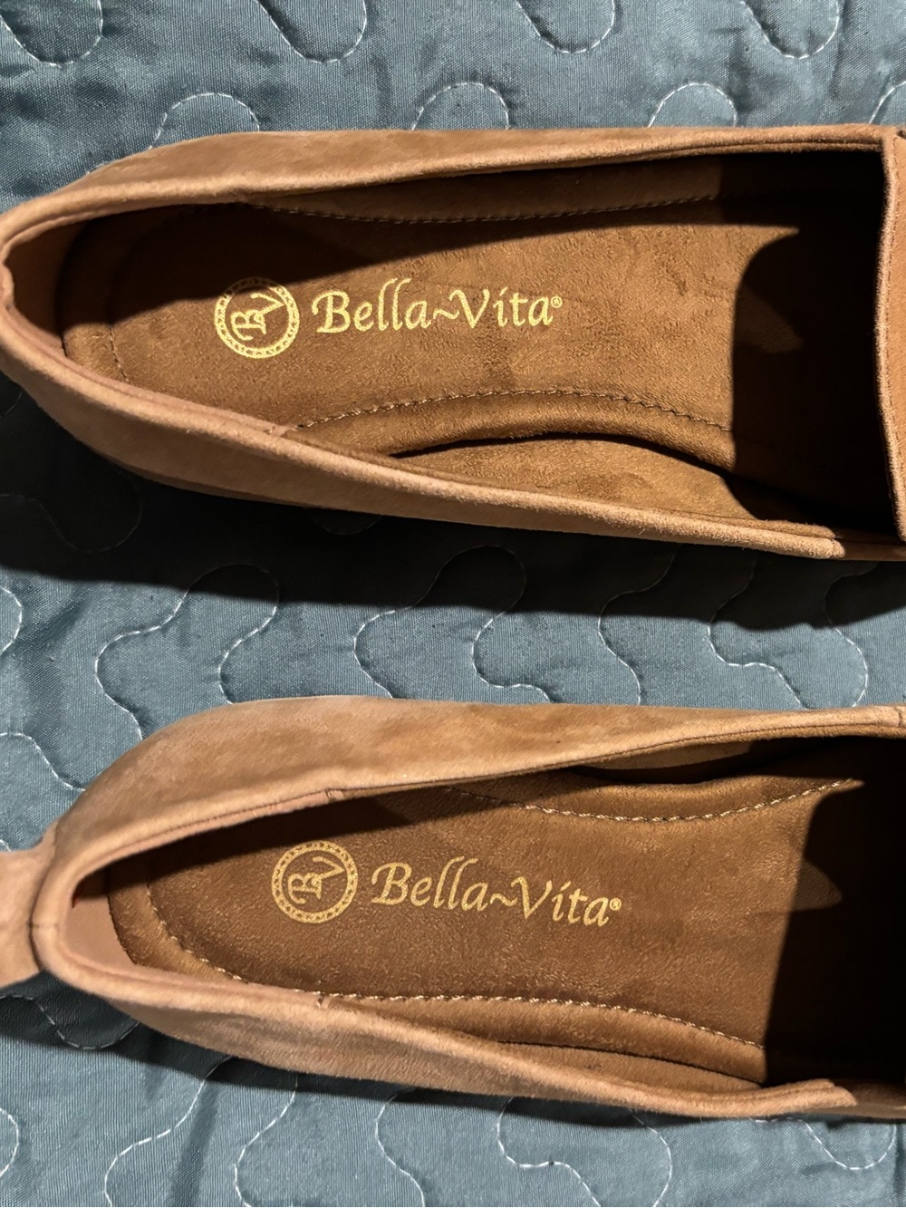 Bella Vita Women's Brown Suede Slip-On Loafers